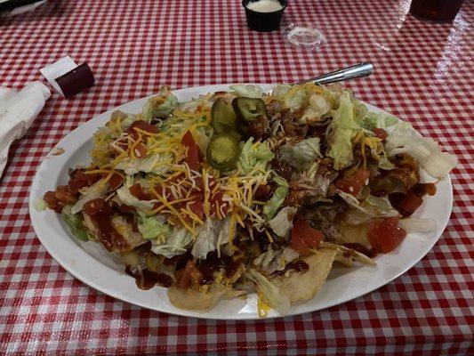 BBQ nachos