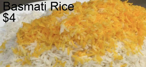 Side basmati rice.