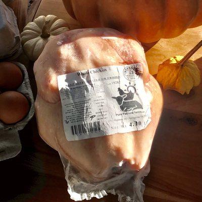 Full line of Pasture Raised Chicken products