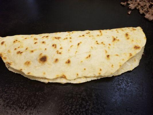 QUESADILLAS DE CHICHARRON PRENSADO