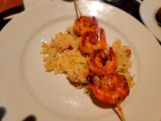 GRILLED SHRIMP & RICE