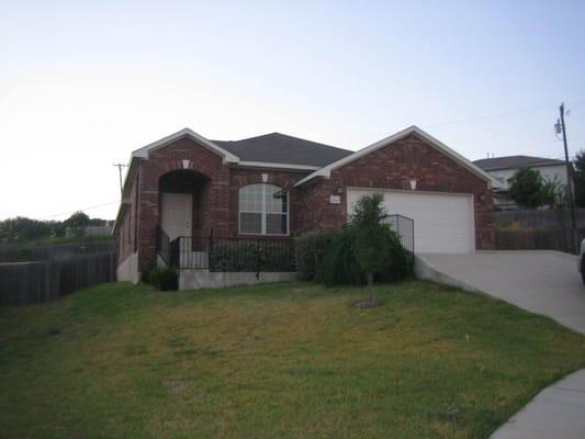 Home in Round Rock We manage