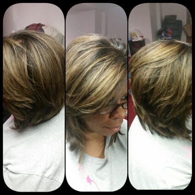 Cut Color and Highlights done by Gianna!