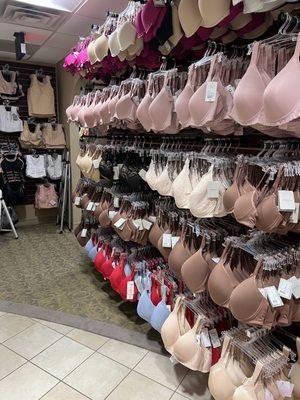 They sell bras for all sizes. There are regular bras and ones for women who had a mastectomy.