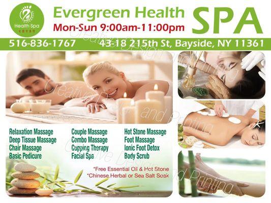 Welcome To Evergreen Health Spa