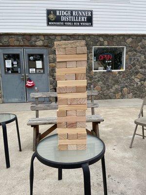 Outdoor Jumbo Jenga!