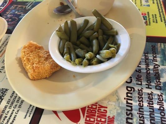 We couldn't eat everything that was on our plates. And we were starving.