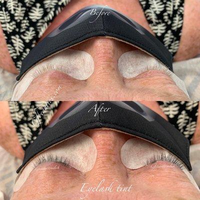 Eyelash tint last 4 to 6 weeks