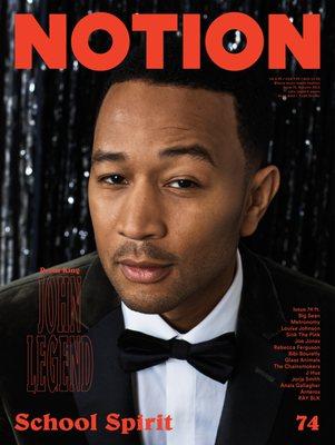 NOTION MAGAZINE with John Legend on the Cover. Photography by Evan Duning Photography