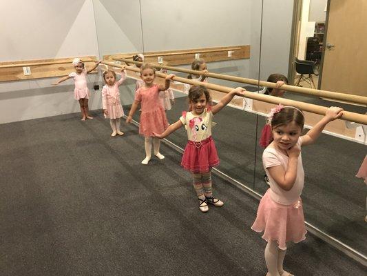 Our pre-ballet class.