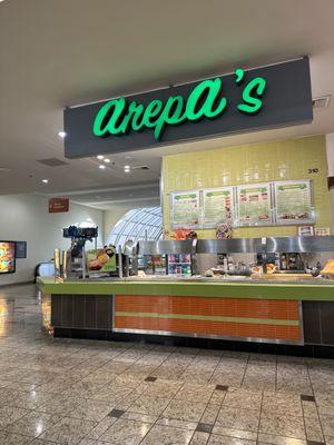 Arepas space on the 3rd floor