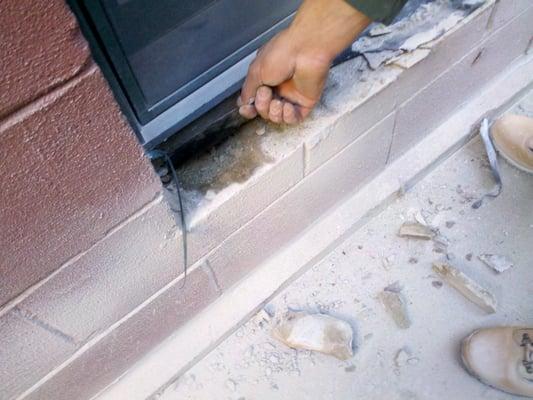 Repairing a damaged window