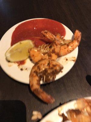 Shrimp. Overcooked!