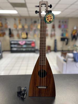 Magic Fluke, koa top, MISI pickup, upgrade wood fret board