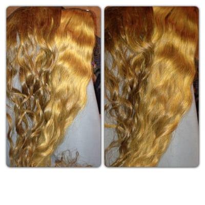 Hair extensions from www.iluvmaihair.com extensions can be dyed from black to the lightest blonde without damage