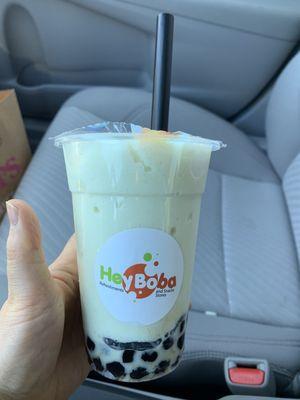 Small avocado smoothie with boba - $5