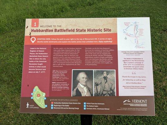 Hubbardton Battlefield State Historic Site, Castleton