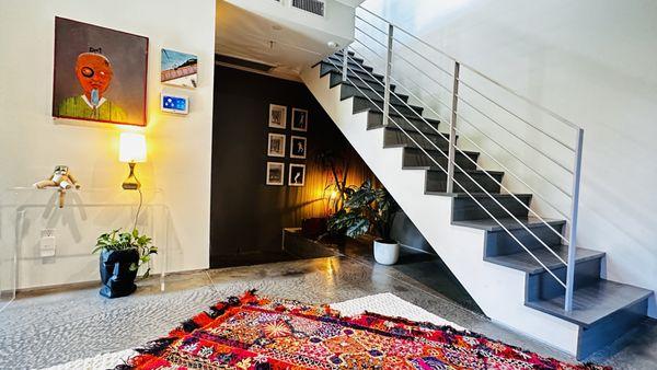 Entry way to West Hollywood Townhouse