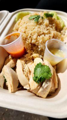 Hainan chicken.  Only place in town that has it.