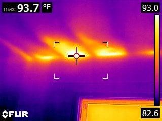 Missing insulation in living room