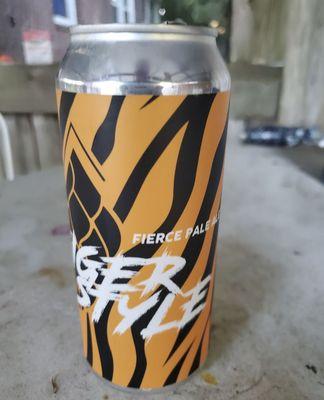 The Tiger Style Fierce Pale Ale from Orono Brewing Company!