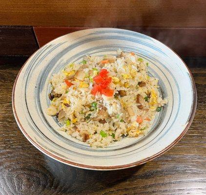 Char Siu Fried Rice with choice of meat: pork or chicken