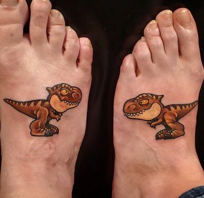 T-Rex tattoos