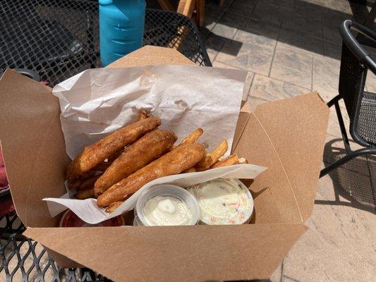 Pacific cod fish & chips.