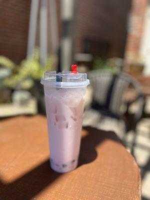 Strawberry  milk bubble tea... ABSOLUTELY AMAZING!!