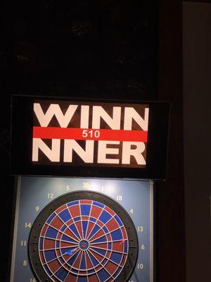 Darts winner!