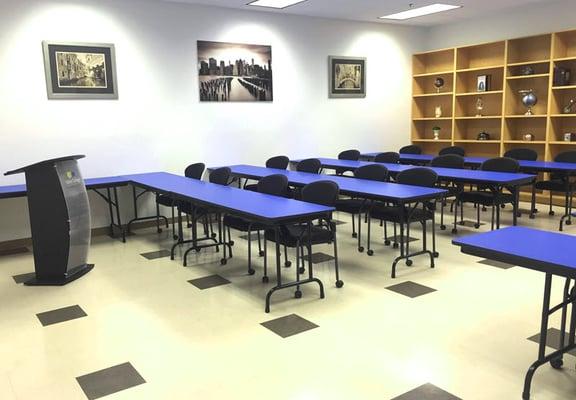 Our classroom at our Los Angeles, California location in Woodland Hills