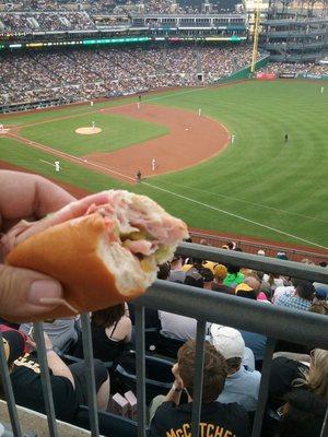 Miller's Hoagies at PNC Park.