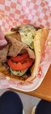 Doner Wrap with Feta