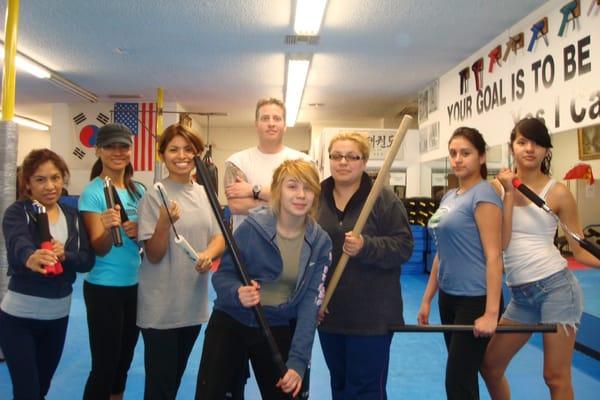 These girls walked away feeling stronger and more confident after taking my Women's Self Defense course.