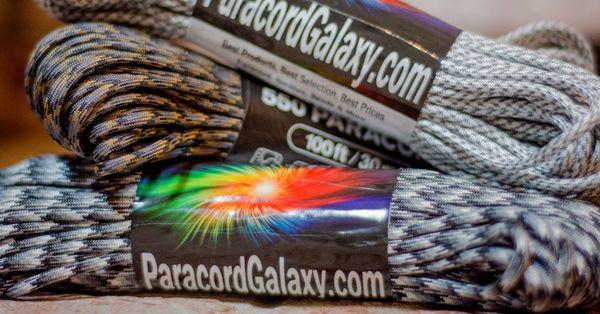 550 paracord in hundreds of colors