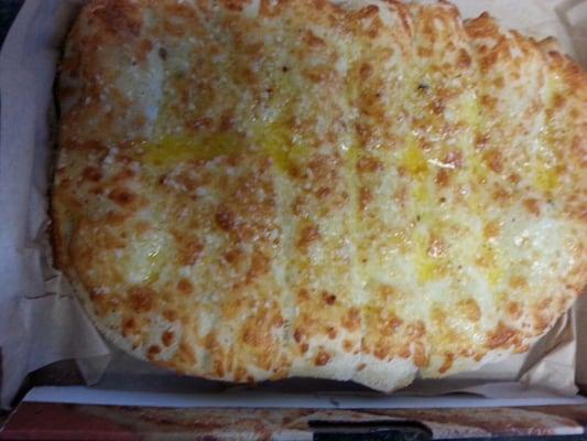 Cheesy Bread - free yelp check in offer