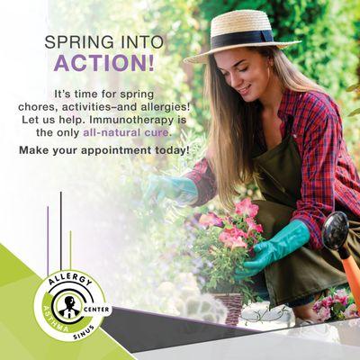 Don't let spring allergens slow you down!