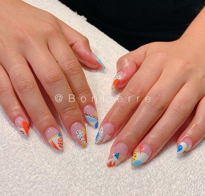 Summer nail arts by Kim