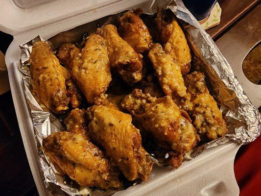 Garlic Parm Wings