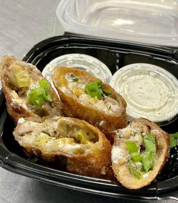 Jerk Philly Egg Roll