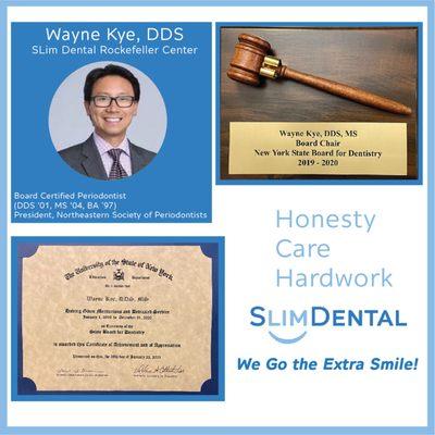 Meet SLim Dental's very own board certified periodontist, Dr. Wayne Kye!