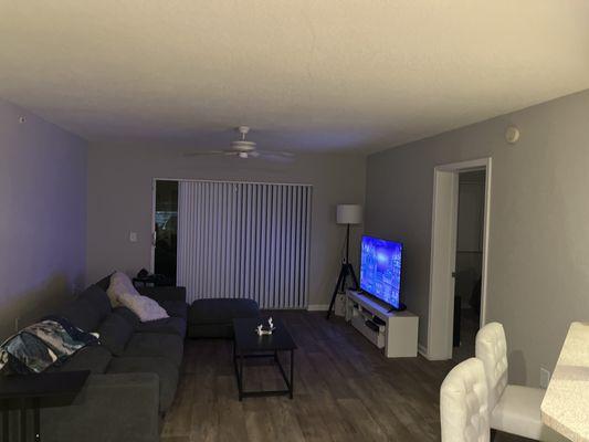 Living room, 2bedroom apt.