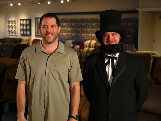 Tim and Mark (Abe Lincoln) Koerner