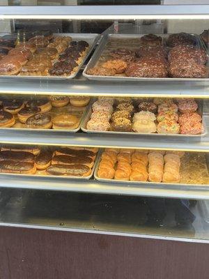 Fresh donuts in stock