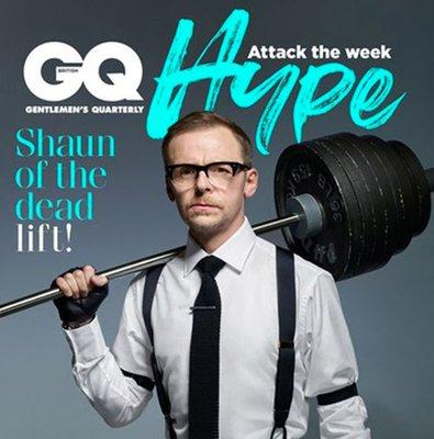 Simon Pegg fetures on the front cover of #GQHype shot by @hbsauce14 wearing Cutler and Gross 0772V2