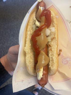 Icelandic hot dog. Yum!