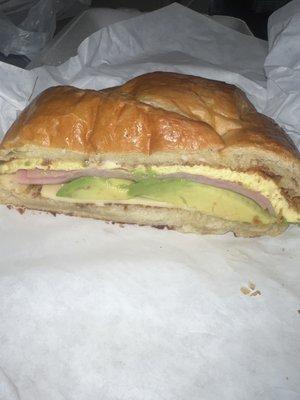 Ham Ham, Egg and Cheese Croissant