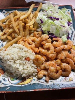 Buttered shrimp