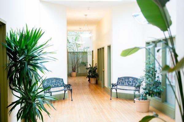 Atrium of Santa Rosa office at the Kress building