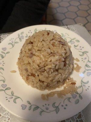 Brown rice - Again, perfectly cooked!